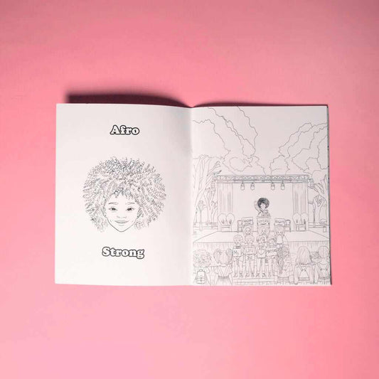 Olivia's Affirmation Coloring Book celebrating uniqueness and beauty in girls