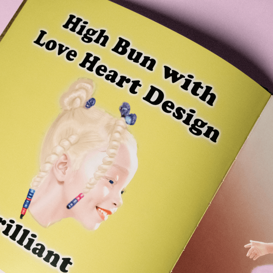 Cover of Olivia's Hair Affirmation Book celebrating albinism with uplifting affirmations and hair positivity for children