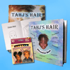 Tahj’s Ultimate Special Bundle for boys featuring crayons, coloring book, and affirmation book promoting confidence and identity