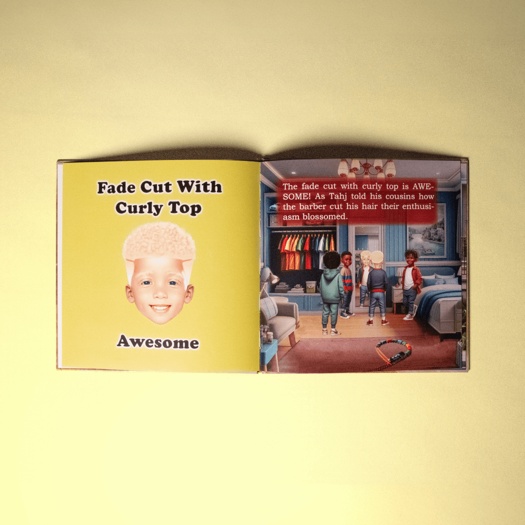 Boy with albinism confidently smiling, celebrating unique identity in Albino Edition
