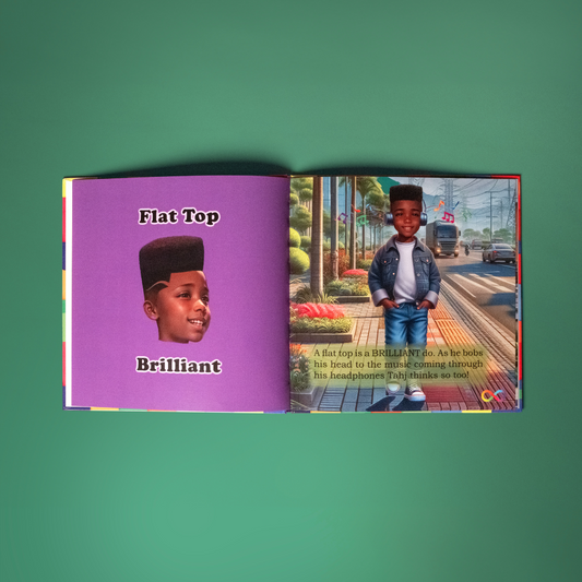 Tahj's Hair Affirmation Book Autism Edition