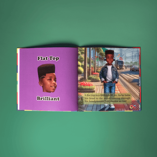 Tahj's Hair Affirmation Book Autism Edition