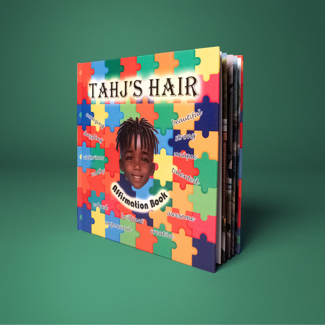 Tahj's Hair Affirmation Book Autism Edition