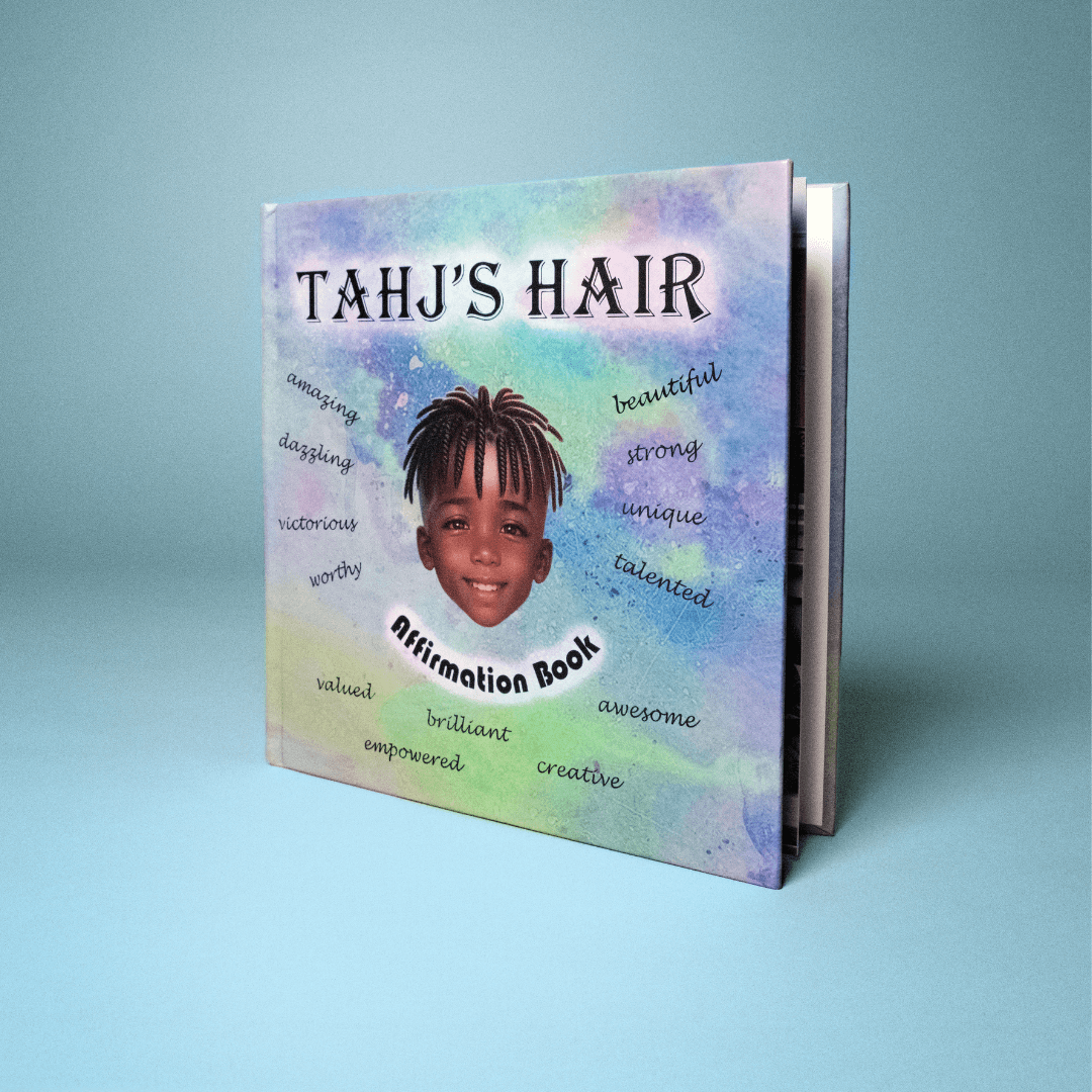 Tahj's Hair Affirmation Books.