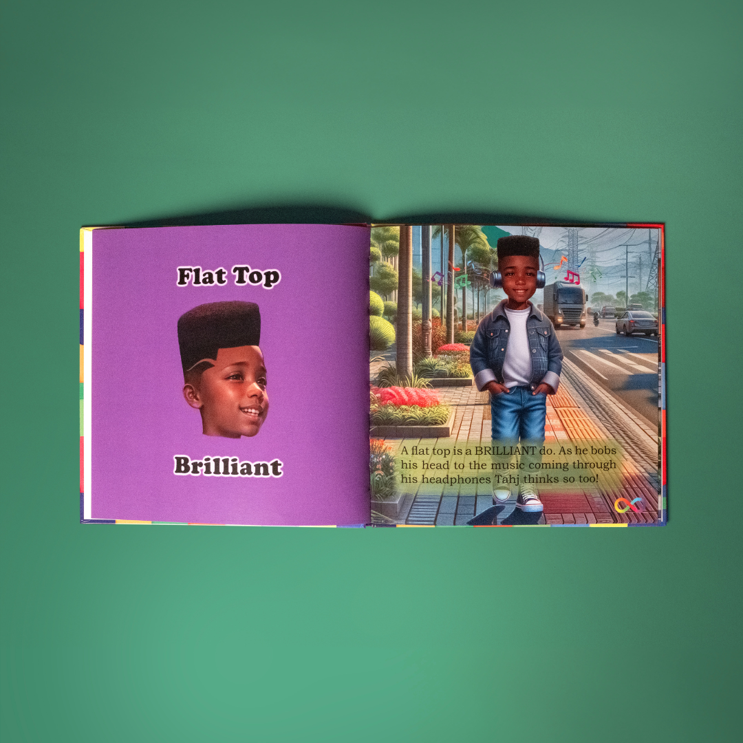 Tahj's Hair Affirmation Book Autism Edition