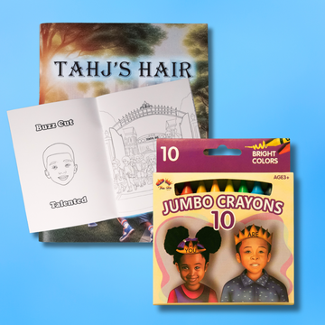 Thaj's Special Bundle- 1 Box of Crayons + 1 Coloring Book
