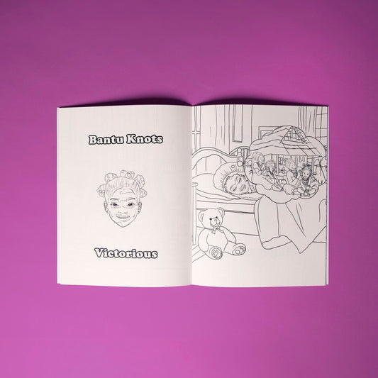 Vitiligo & Beautiful On Purpose Coloring Book