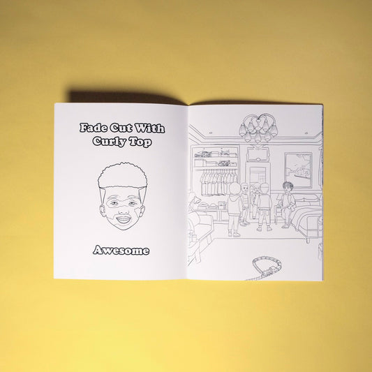 Vitiligo & Handsome On Purpose Coloring Book